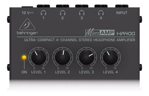 Amplificador Auriculares Behringer Microamp Ha400 - Cuotas