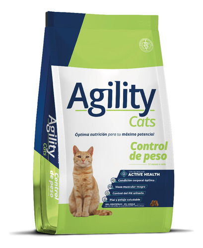 Alimento Agility Control De Peso Para Gatos 1,5 Kg Pethome