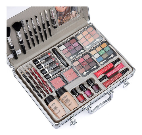 A Kit De Sombras Maquillaje Importante Set Todo En Uno 69pz