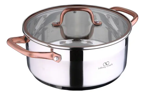Olla 24cm En Acero Inoxidable Infinity Chef