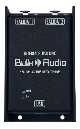 Interfase Usb - Dmx 512 - 2 Salidas Octoacopladas Bulkaudio