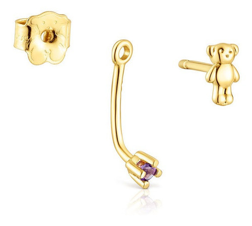 Aros De Oro Y Gemas Tous Teddy Bear
