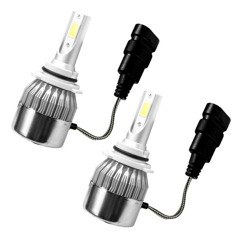 Kit Focos Led C6 36w 3800lm 6000k Faros Carros Automotriz Altas Bajas H3 H4 H7 H10 H11 880 9004 9005 9006 9007 /e 