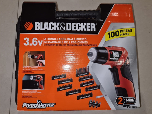 Atornillador Inalambrico Black Decker Bdcs36f 3.6v Nuevo !!!