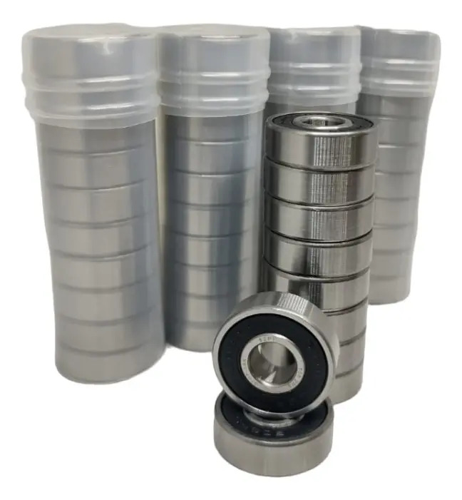 Kit 50 Peças Micro Rolamentos 608 2rs 8x22x7