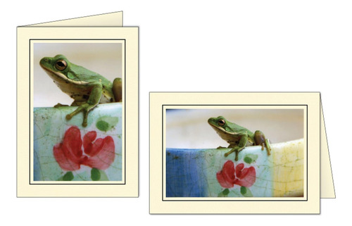 Edge, Foto Del Fotógrafo Insert Card, Color Crema Bord...