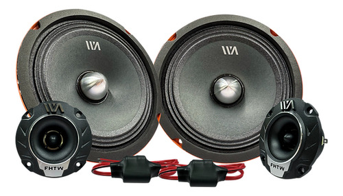 Set De Medios 6.5pulg War Audio Fh64bmpk Open Show 2vias