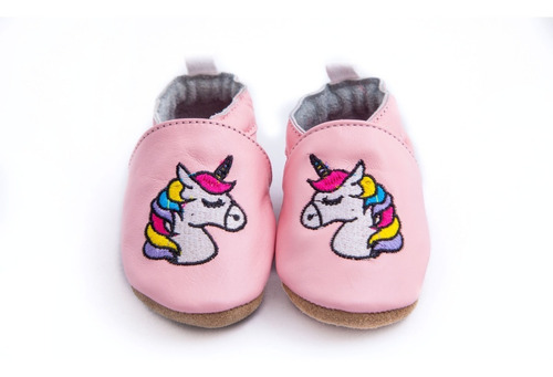Imagen 1 de 8 de Suabs, Unicornio Rosa. Zapatos Para Bebé Niña.