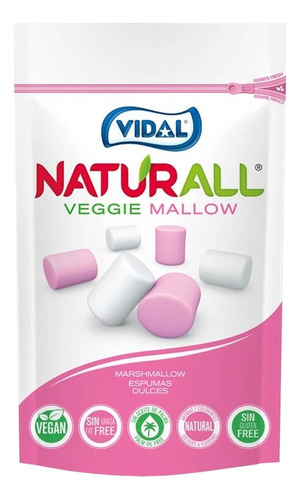 Marshmellow Vegan Naturall Vidal Veggie Sin Gluten