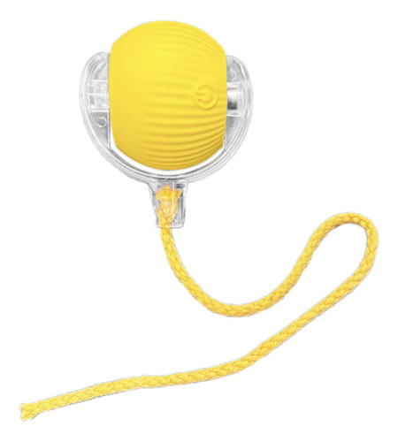 6 Pelota De Juguete Interactiva Para Gatos, Juguete Amarillo
