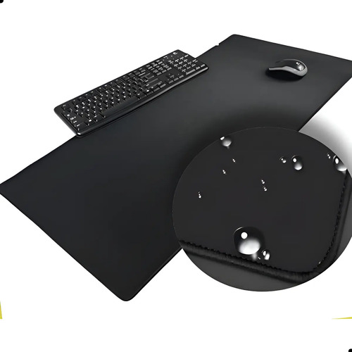Mousepad Gamer Bertô Preto 90x40cm Speed Impermeável Antiderrapante