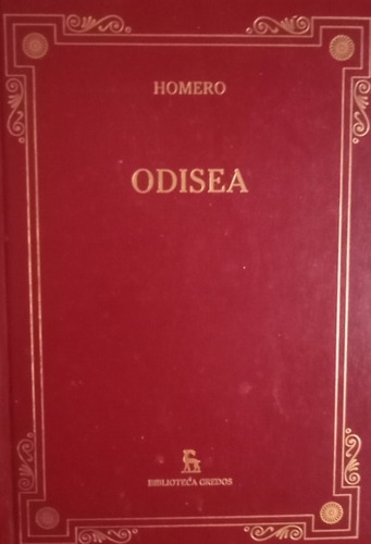 Libro Usado Odisea Gredos Tapa Dura Como Nuevo