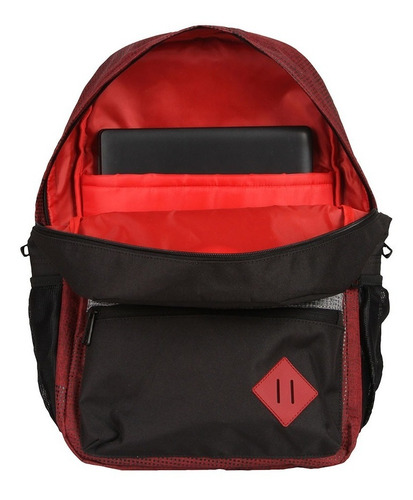 Mochila Notebook Red Bull Original Vermelha Preta Block Red