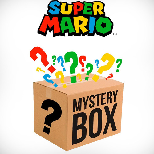 Mystery Box Mario Bros+ 5 Productos Y + $2,000 De Contenido!