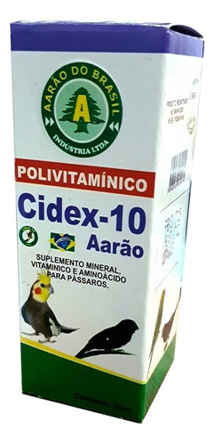 Cidex 10 Liquido 30 Ml Aarão (antigo Coccidex) (peito Seco)