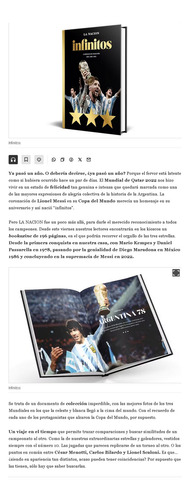 Infinitos : Campeones De Colección 1978-1986-2022 Tapa Dura