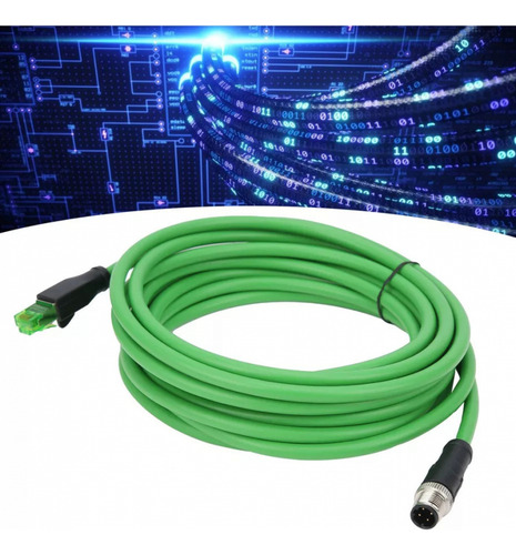 Para Cable Ethernet Industrial M12 A Rj45 Ip67 Impermeable