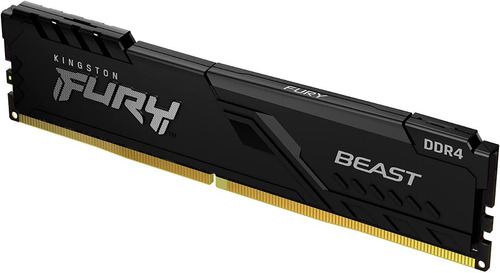 Memoria RAM Fury Beast DDR4 gamer color negro 8GB 1 Kingston KF426C16BB/8