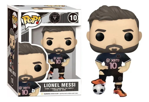 Lionel Messi 10 Inter Miami Funko Pop Fútbol Figura