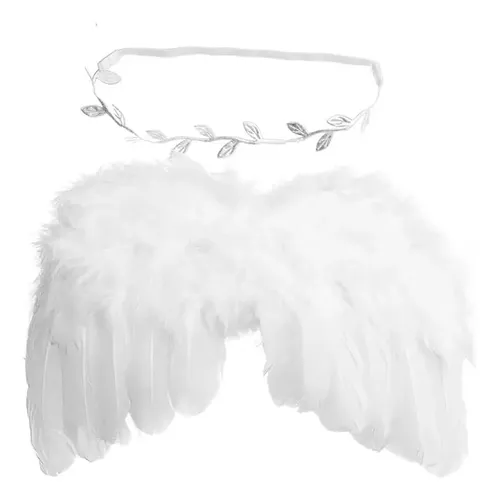30 adornos de alas de plumas de ángel, 7 x 5.5 pulgadas, hecho a mano, exquisitas alas de ángel