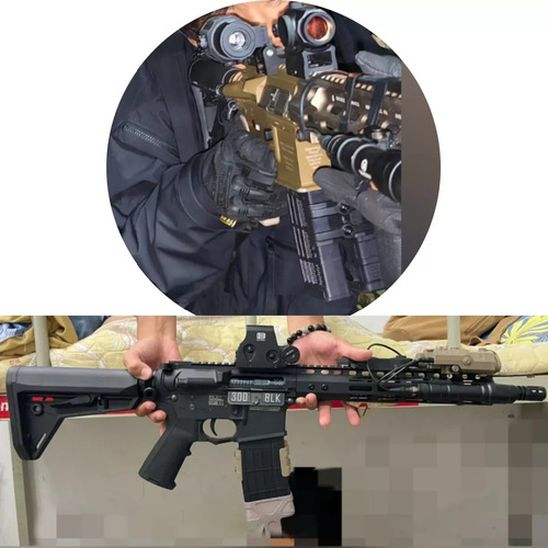Porta Cargador Sujetador Empatador Arma Larga Ar15 M4 Negros