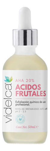Ahas Frutales 20% Solución De Peeling Facial Momento de aplicación Día/Noche Tipo de piel Normal