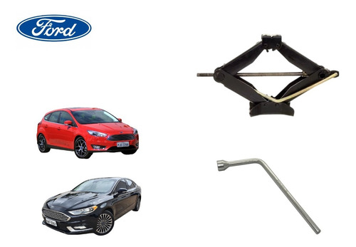 Kit Estepe Chave + Macaco Sanfona 1,200kg Ford Focus Fusion