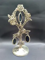 Comprar Mundo Vintage: Viejo Porta Foto Arbol Metal 3 Foto Dia Madre