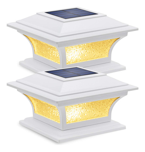 Siedinlar Luces Solares Para Postes De Vidrio Para Exteriore