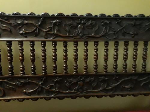Imagen 2 de 10 de Banqueta De Madera Años 80 En Perfecto Estado.
