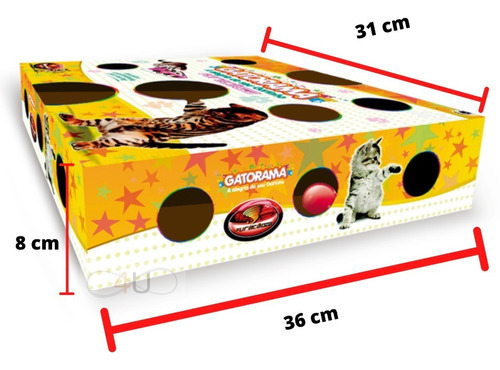 Juguete para gatos Labirinho de 2 bolas | Gatorama Hurricane Pet