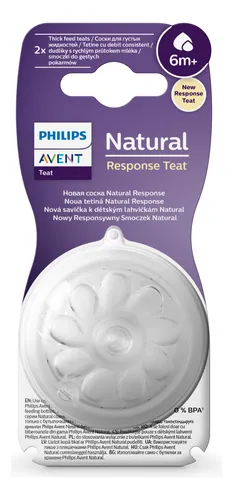 comprar Bico Mamadeira Avent Pétala 3.0 6m+ Líquidos Espessos - T6