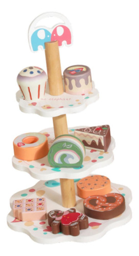 Suporte De Sobremesa De Madeira Playset Brinquedos De