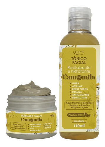 Kit Camomila Facial Hidrata E Revitaliza