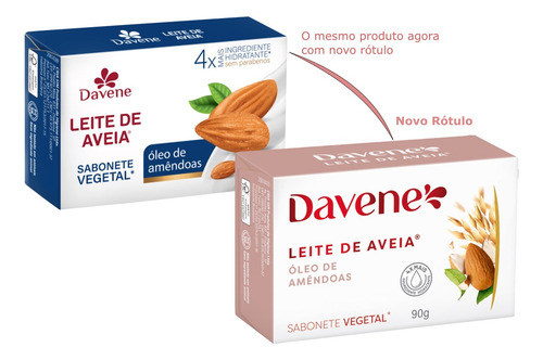 Hidratante Leite De Aveia 400ml+ 4 Sabonetes Aveia Amendoas