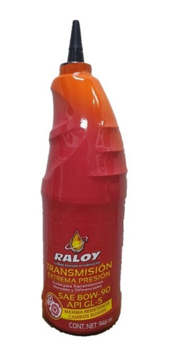 Aceite Raloy Transmision Manual Sae 80w90 Api Gl-5 Litro