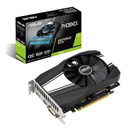 Tarjeta de video Nvidia Asus  Phoenix GeForce GTX 16 Series GTX 1660 Ti PH-GTX1660TI-O6G OC Edition 6GB