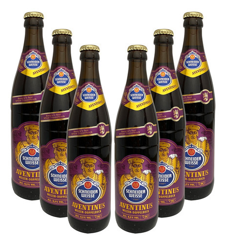 Six Pack Cerveza Schneider Weisse Aventinus 500 Ml