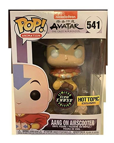 Funko Pop! Avatar The Last Airbender Aang En Airscooter Glow