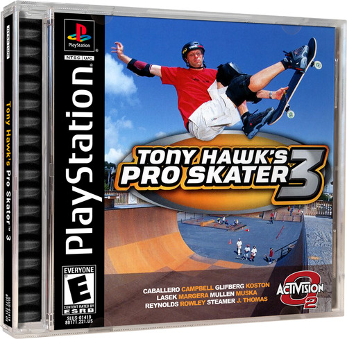 Jogo Tony Hawk's Pro Skater 3 Para Playstation 1 Ps1
