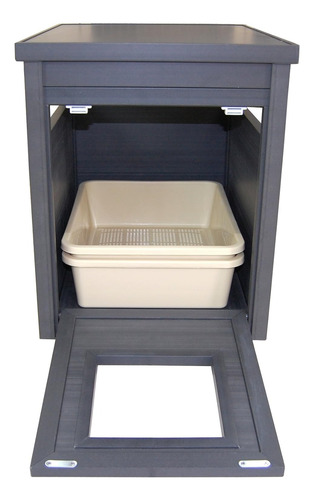 Litter Loo Mueble Para Arenero De Gato Color Expresso