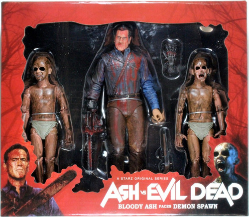 Ash Vs Evil Dead Ash Faces Demon Spawn Neca Original!!!