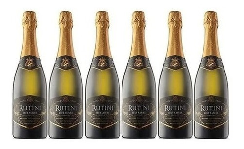 Rutini Brut Nature Caja X 6botellas Espumante, Champagne