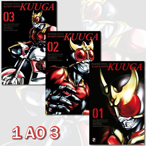 Kamen Rider Kuuga Big 1 Ao 3! Mangá Jbc! Novo E Lacrado