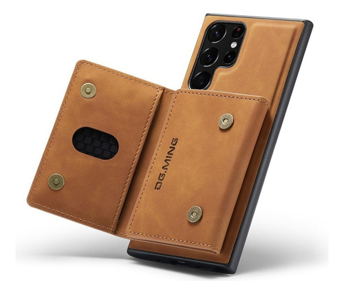 B Funda De Polipiel Tarjeta For Samsung Galaxy S20 S21 S22