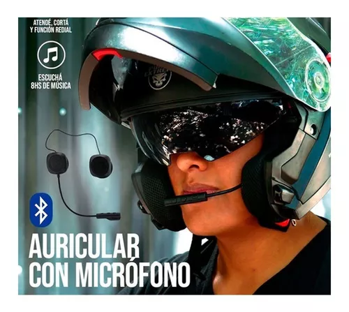 Auricular Para Casco Moto Con Microfono Intercomunicacion