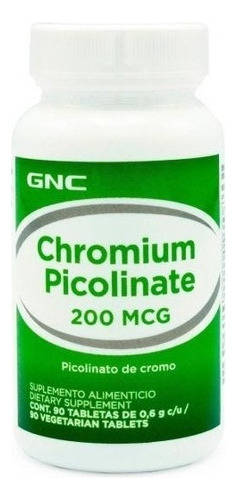 Gnc Chromium Picolinate 200 Mcg 90 Tabs