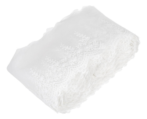 Encaje Bordado De Cinta Blanca Decorativa