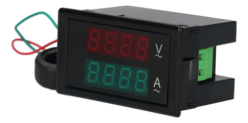 Voltímetro Digital Ac 80-300 V 100 A Con Pantalla De Corrien