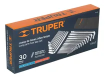 Comprar Juego Llaves Allen Largas Std Y Mm 30 Piezas, Truper Color Cromado